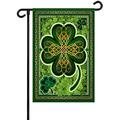 St. Patrick s Day Garden Flags Lucky Shamrock Celtic Knots Garden Flag Double Sided Welcome Flag Green Clover Yard Flags for Outdoor Lawn Porch Seasonal Spring Holiday Decor 28x40 Inc