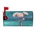 Daiia Flowers In Glass Vase Magnetic Mailbox Cover Welcome Standard- 25.5x21 In