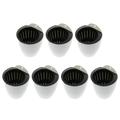 7 Pcs Plant Pots Indoor Houseplant Pots Wall Planter Outdoor Plant Pots Round Flower Pot Flowerpot Wall-mounted Plastic