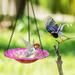 Pengzhipp Bird Feeder Outdoors Hanging Hanging Bath Humming Feeder Baths For Outdoors Bath Bowl By Bathth Solid Durable Garden Supplies Pink