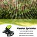 HTHJSCO Sprinkler Water Watering Irrigation Automatic Swinging Garden Sprinkler