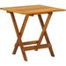 Versatile Folding Patio Bistro Table Solid Acacia Wood Outdoor Garden Furniture Picnic Camping Porch Deck