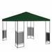 10 x10 Gazebo Top Replacement for 1 Tier Outdoor Canopy Cover Patio Garden Yard