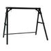 Zimtown Porch Swing Frame Swing Stand A-Frame 600lbs Wooden Brown 5FT Black