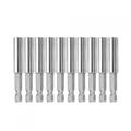 Screwdriver Extension Bar-10pcs 60mm Magnetic Quick Release 1/4 Hex Shank Screwdriver Drill Bit Holder Extension Bar