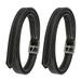 A Pair of Britain Saddle Horse Stirrup Belt Soft Leather Microfiber Stainless Steel Buckle