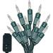 Musical Christmas Lights - Plays 25 Classical Holiday Songs - 8 Function Chaser - Green Wire - 26 Ft Wire Length 2 Space Between Bulbs