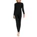 Long Sleeve Solid Color Wetsuit Women Full Body Swimsuit Bathing Suit Shorty Front Zipper for Surfing Diving Snorkeling Kayaking