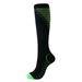 IDALL Mens Socks Crew Socks Color Pattern V-shaped Compression Stockings Men s And Women s Elastic Stockings Outdoor Sports Socks Ankle Socks Hiking Socks Green S