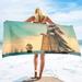 Beach Towels Sailboat Oversize Beach Towel Towels Stripe Blue Cool Travel Pool Towel Quick Dry Swimming Pool Towel Camping Towel