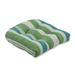 Pillow Perfect On Course Verte Wicker Seat Cushion