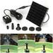 GERsome Solar Water Pump Fountain Solar Water Pump Outdoor Adjustable Submersible Solar Powered Pond Pump 10Ft Cord Length for Pond Pool Fish Pond Garden Small Waterfall
