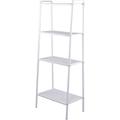 4 Tier Bookshelf Shelving Unit Rack Adjustable Widened Metal Storage Rack for Pantry Closet Kitchen Laundry Room Storage Rack Organizer Tool Utility Rack for Office Bathroom