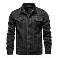 Teissuly Men s Fashion Casual Jacket Outdoor Single-breasted Jacket Tooling Jacket