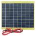 5W 18V Polysilicon Solar Panel - Compact Portable Solar Charger for 12V Battery Charging Ideal for Outdoor Home Lighting Low-Power Devices