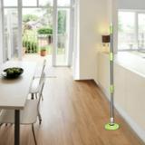 Vfedsrsge sponge mops for floors refills-Spin Mop Pole Handle Replacement for Floor Mop 360 No Foot Pedal Version Green Green