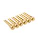 Andoer Guitar bridge pin Pins Brass Cone 6pcs Metal Pins Brass Cone Pins Metal Pins Brass Cone Pins Nails Simbae Brass 6pcs Huiop Pins 6pcs Mewmewcat Qisuo Buzhi Nails Brass Pins