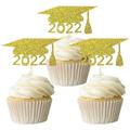 Kiplyki Father s Day 2024 Graduation Party Centerpiece Sticks Gold- Table Toppers For 2024 Graduation Party Decoration Party Supplies 24pcs