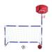 DEWIN Basketball and Football Sports Set 2 in 1 Sports Center Kids Basketball Football Sports Set Children Basketball Hoop Indoors Outdoors Parent Child Interactive Toys