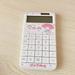 Hello Kittys Solar Calculators Sanrio Anime Kawaii Stuff Cinnamoroll Kuromi 12-Digit Calculators Calculation Tools Toys Girls