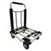 330lbs Capacity Extendable Folding Aluminum 4-Wheel Flatbed Car Platform Trolley