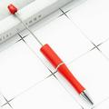 Yeahmol Personalized DIY Unique Spacer Pens 10pcs Ballpoint Beads Pens For Bead Pens Plastic Solid Christmas Red Y010L3T3B