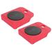 2 Pcs Plastic Wheel Furniture Small Mover Heavy Duty Dolly Moving Appliances Dolly Tool