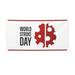 World Stroke Day Banner Backdrop Porch Sign Medium Holiday Banners for Room Yard Sports Events Parades Party