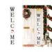 Tall Outdoor Christmas Santa Welcome Sign for Front Door 6ft Welcome Sign Rustic Tall Welcome Sign for Front Porch Decor