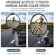 WEST BIKING Rear view mirror Rearview Mirror Tubbek Mirror Bike Rearview Handlebar Mirror Bike Adjustable Handlebar Mirror View Mirror Handlebar Mirror Adjustable Handlebar Rear View Mirror Buzhi