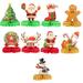 Holiday Party Supplies 18 Pcs Christmas Honeycomb Ornament Ornaments Ball New Year 2024 Decoration Decorations Table Paper