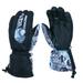 IDALL Snow Gloves Waterproof Gloves Ski Gloves Waterproof Breathable Snowboard Gloves Touchscreen Warm Winter Snow Gloves Fits Both Men & Women Ski Gloves Gloves for Cold Weather Black M