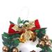 6cm Christmas Garland Decor 1:12 Dollhouse Miniature Christmas Wreath Garland