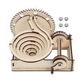 1 Set DIY Three-dimensional Puzzle Hand-cranking Track Rolling Beads Labyrinth Toy