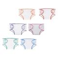 6 Pcs Newborn Girl Clothes Baby Dolls Reusable Diapers Nappies Figure DIY Little Wet Wipes