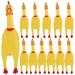 ARTEA 12pcs Screaming Chicken Squeaky Noise Shrilling Chicken Squawking Party Supplies