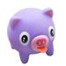 Gifts Squeaky Animal Toys Cute Sounding Tongue Sticking Out Doll Funny Squeezing Piggy Stress Reliever Purple Pvc Baby