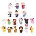 36Pcs Animal People Finger Puppets Finger Puppets for Kids Finger Puppets Toys for Story Time Shows Playtime Schools