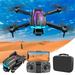 Ikohbadg Adults FPV Drone with Dual ESC HD Camera Brushless Motors 2.4G Remote Control Quadcopter Featuring Striking LED Lights Height Hold and Advanced Obstacle Detection