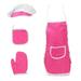 Apron Suit Kitchen Pretend Play Toy Toddler Cutlery Set Cloth Toys for Toddlers Childrenâ€™s Ice Cream