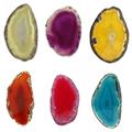 DIY Agate Slices Druzy Pendants Decor Jewlery Holi Decorations for Home Natural Craft Jewelry
