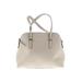 Kate Spade New York Leather Satchel: Pebbled Ivory Print Bags