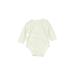 Little Me Long Sleeve Onesie: Ivory Print Bottoms - Size 9 Month