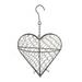 Heart Shape Hanging Planter Metal Artificial Plant Flower Pots Storage Basket Wall Succulent Plants Holder with Hook for Home Garden Decor