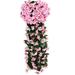 NANDIYNZHI Fake Flowers Hanging Hanging Basket Bunch Violet Flower Hanging Garland Wisteria Orchid Wall Artificial Flowers Artificial Artificial Flowers Artificial Flowers Fake Plants Home Decor