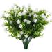 Artificial Plant Artificial Jasmine Artificial Green Plant Fake Plastic Flower Small Shrub Eucalyptus Round Jasmine Flower 4pcs