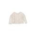 Mudpie Baby Cardigan Sweater: Ivory Tops - Size 6-9 Month