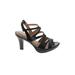 Naturalizer Heels: Black Solid Shoes - Women's Size 6 1/2 - Open Toe