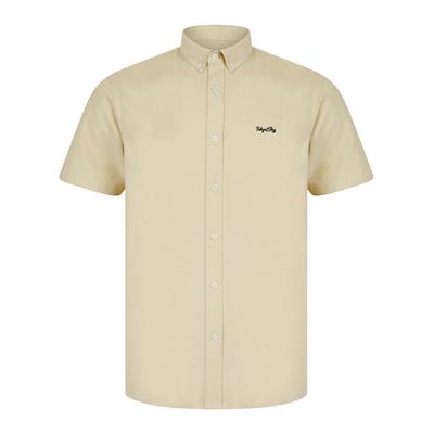 Shirts Elbury 3 Short Sleeve Cotton Twill Shirt in French Oak / M - Tokyo Laundry