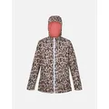 Women's Regatta Womens/Ladies Bayletta Leopard Print Waterproof Jacket - Brown - Size: 16